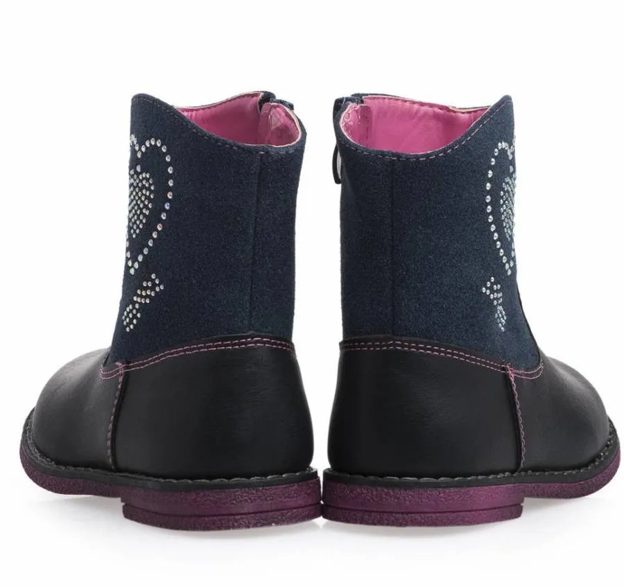 TOYITY GIRLS BOOTS S58079 NAVY/FYXIA