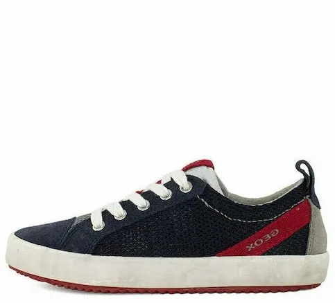 GEOX J ALONISSSO J822CB 01422 C0661 BOY SNEAKERS CASUAL NAVY/GREY B