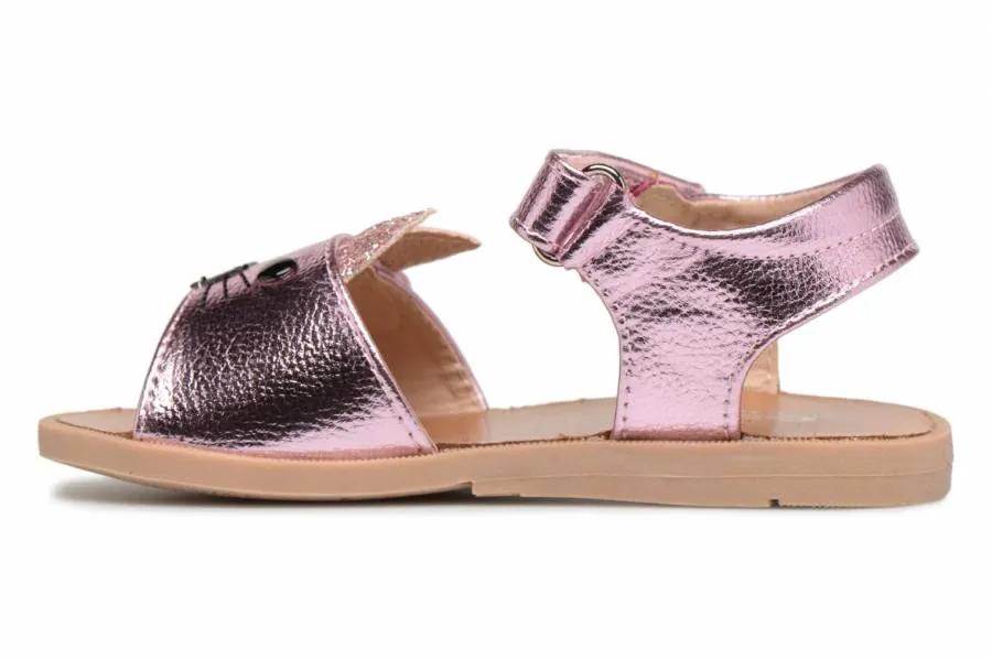 CONGUITOS BABY GIRL SANTAL CAT ROSA LAMINATO IVS 14803