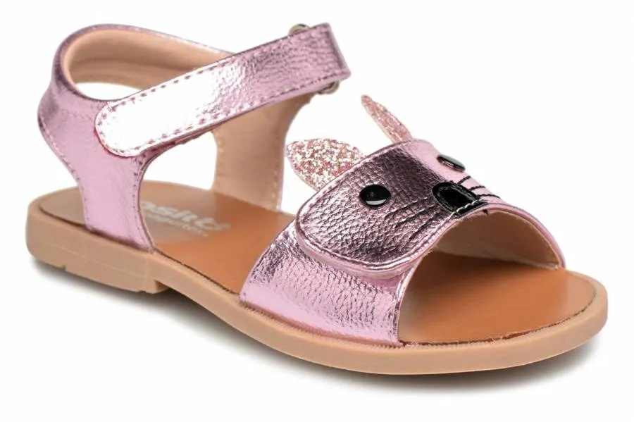 CONGUITOS BABY GIRL SANTAL CAT ROSA LAMINATO IVS 14803