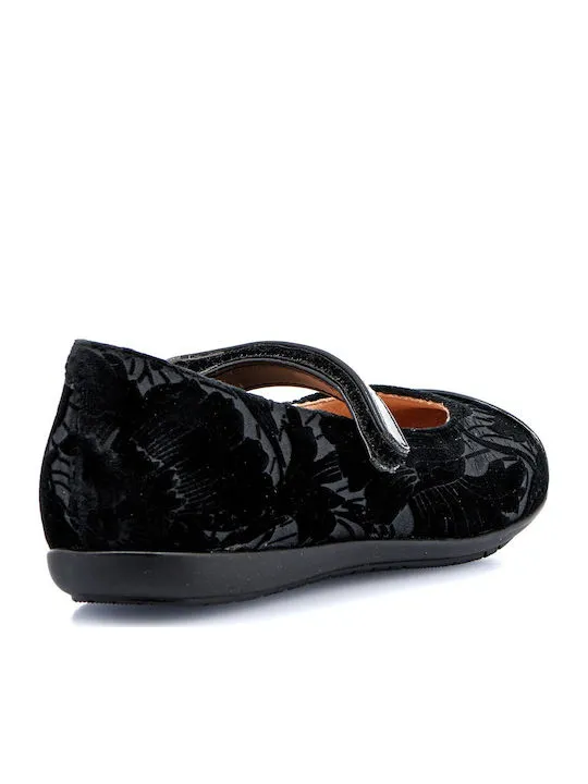 GARVALIN  BALLARINAS  A-NEGRO TERCIOPELO Y CHAROL 181451