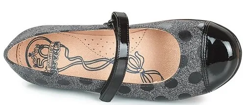 GARVALIN  BALLARINAS A-NEGRO TOPOS GLITER 181453