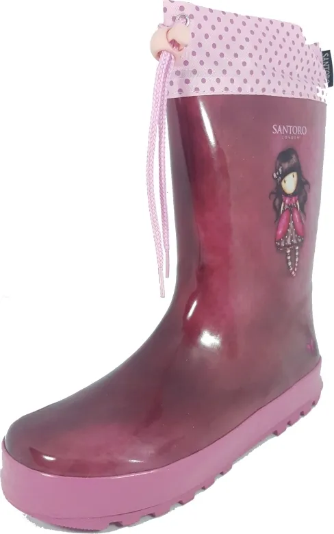 SANTORO GORJUSS SA08401C BOOTS GIRLS BUTTERFLIES