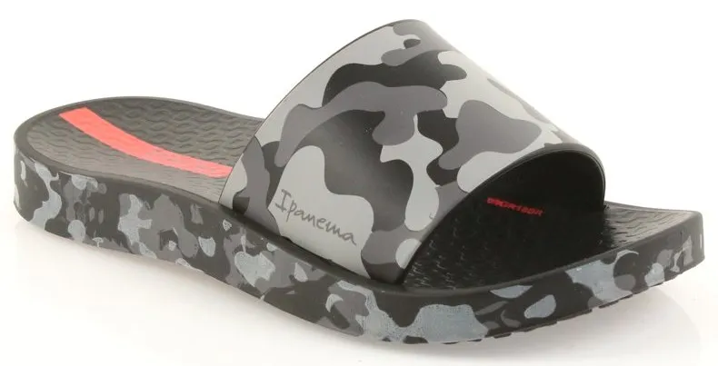 IPANEMA URBAN SLIDE KIDS  780-19387-37-1  BLK/BLK/GREY
