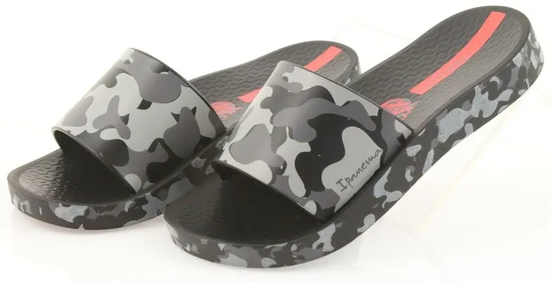 IPANEMA URBAN SLIDE KIDS  780-19387-37-1  BLK/BLK/GREY