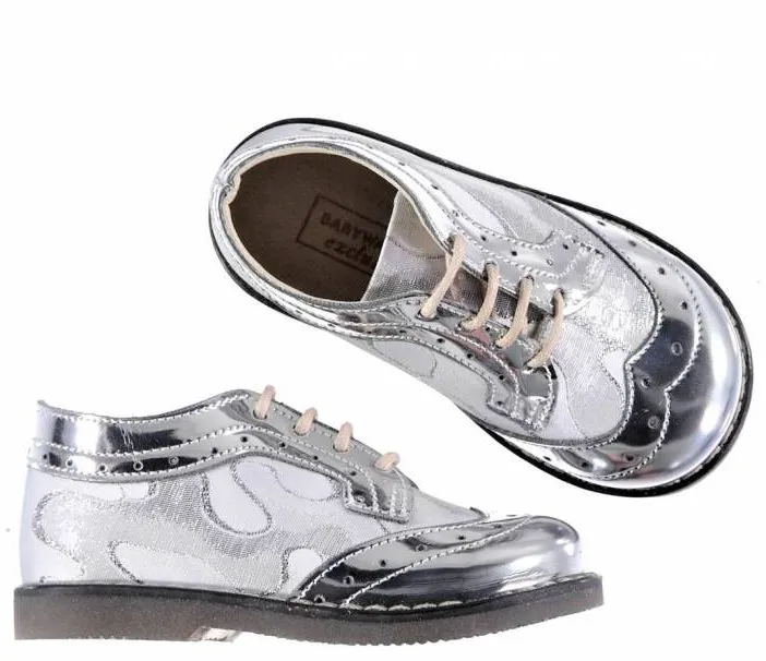 ΒΑΒΥ WALKER WHITE-SILVER OXFORD EXC/5569