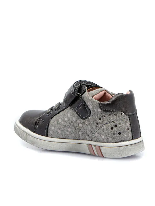 TOYITI BABY GIRL BOOTS ZB7013M26  GREY ANATOMIC
