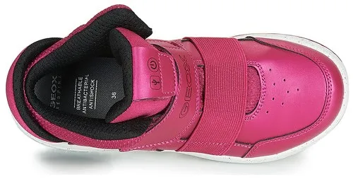 GEOX J XLED J848DA ONF6K C8062 GIRL SNEAKERS FUCHIA LOW