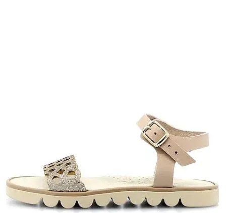 PRIMI PASSI 4312 GIRLS SANDALS LEATHER GOLD/BEIGE