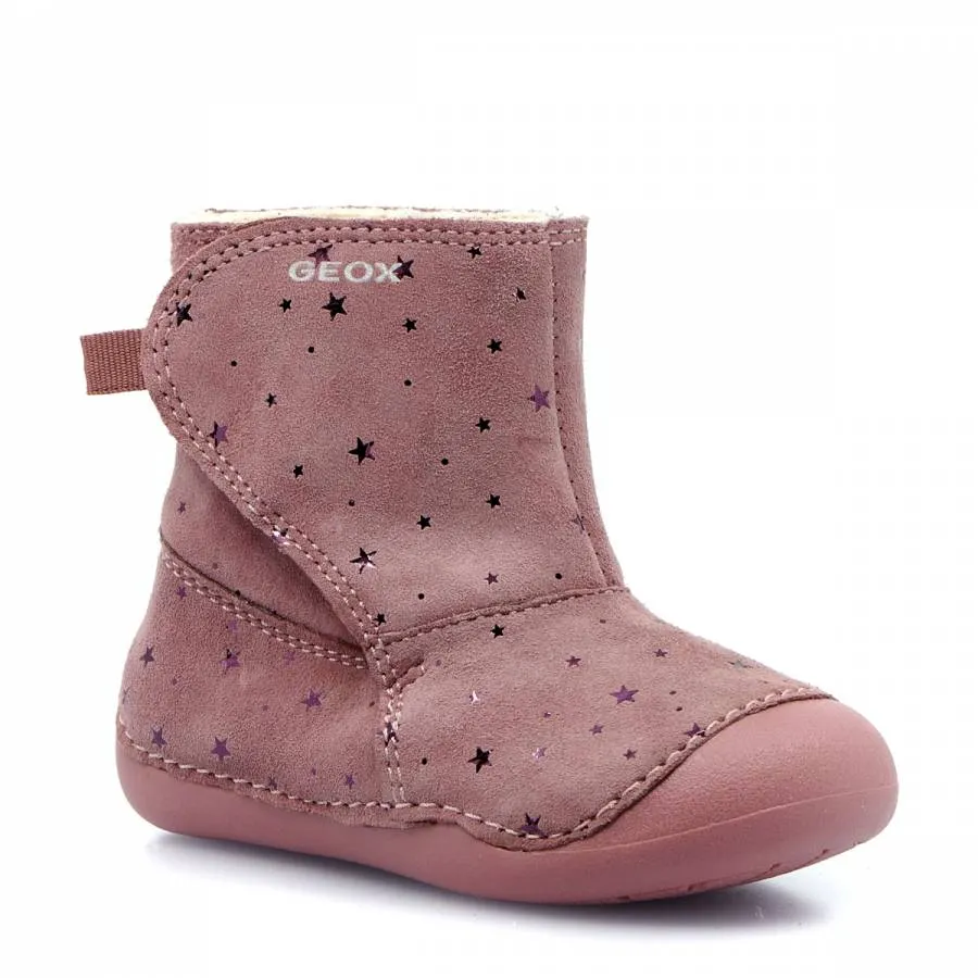 GEOX B TUTIM B9440A 00007 C8006   GIRL BOOTS FIRST STEPS PINK
