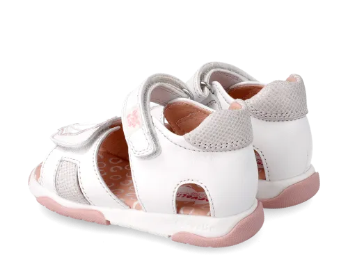 GARVALIN SANDALIA CONCHA BLANCO 212311  B1