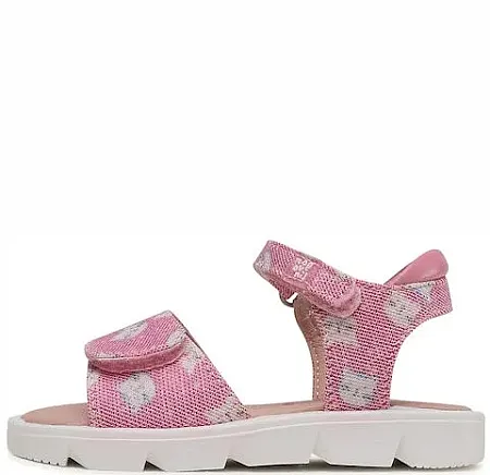 GARVALIN SANDALIA GIRLS A-FUCSIA Y GATOS 212326