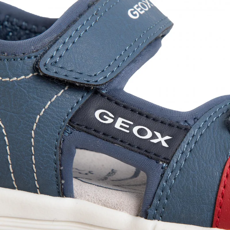 GEOX J SANDAL ALBEN J02AVC 0BCBU C4327 1 BOY CASUAL SPORT AVIO/RED