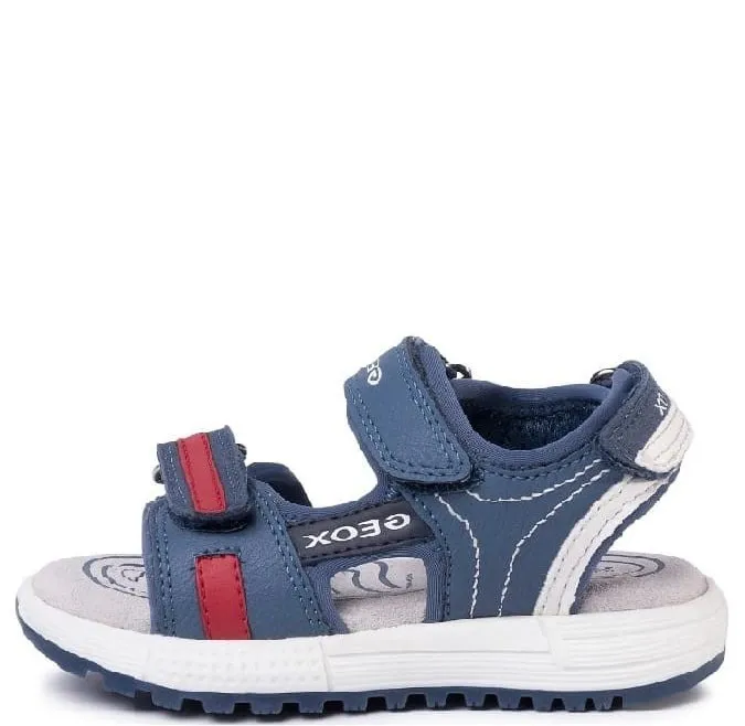 GEOX J SANDAL ALBEN J02AVC 0BCBU C4327 1 BOY CASUAL SPORT AVIO/RED