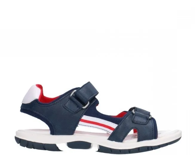 CHICCO SANDAL BOY FLAUTO 6537200 800  BLUE NATURAL FOOTPRINT
