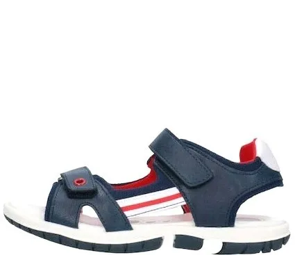 CHICCO SANDAL BOY FLAUTO 6537200 800  BLUE NATURAL FOOTPRINT