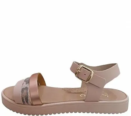 RICCO MONDO LEATHER SANDALS GIRLS COPPER T 30114 N1