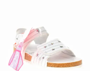 LAURA BIAGIOTTI KIDS SANDALS 6224 WHITE/SILVER