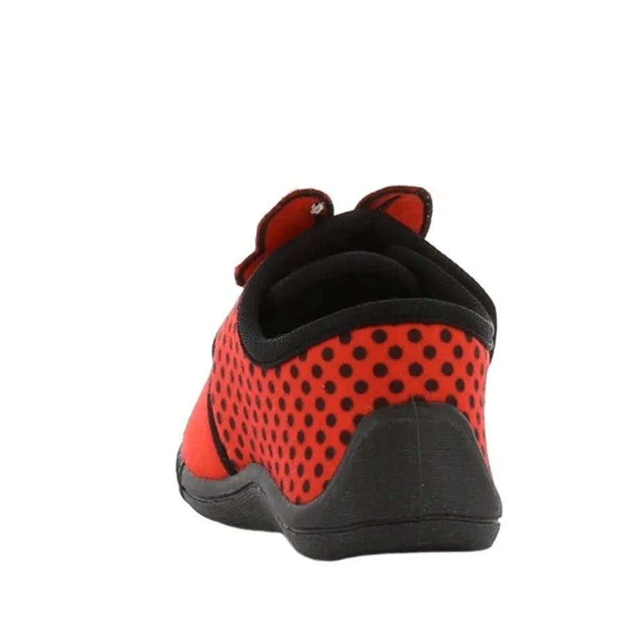 MINNIE MOUSE SLIPPERS MN008153 RED/BLACK