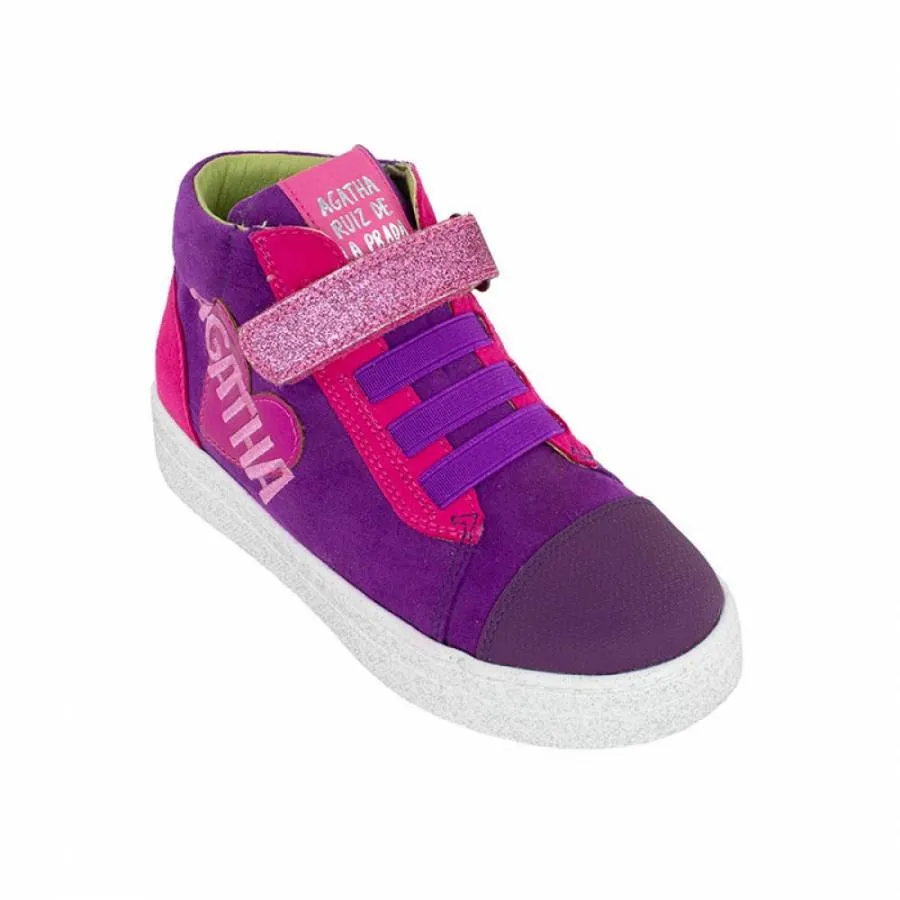 AGATHA RUIZ DE LA PRADA  211948 B B LILA  ULTRASUEDE