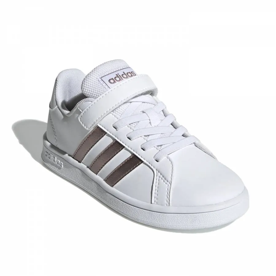 ADIDAS GRAND COURT C PS WHITE/GOLD EF0107