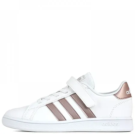 ADIDAS GRAND COURT C PS WHITE/GOLD EF0107