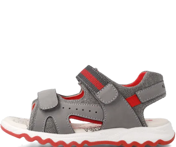 GARVALIN SANDALIA VELCROS 222652-B1  MAT GRIS