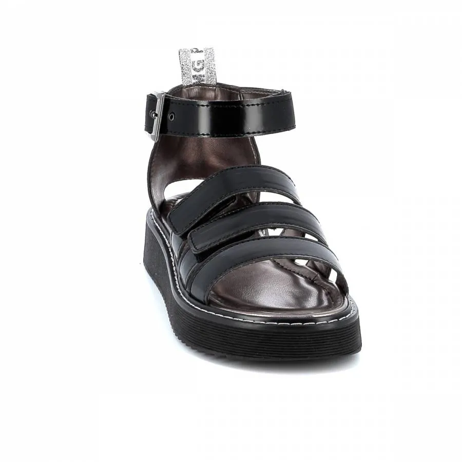 PRIMIGI SANDALIA JR GIRLS SI.ABRASIVATO NERO 1934200