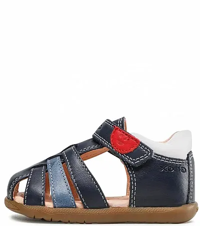 GEOX B MACCHIA B254VA 00085 C4211  BOY SANDAL  NAVY/WHITE