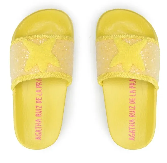 AGATHA RUIZ DE LA PRADA FLIP FLOP ESTRELLA AMARILLO 222982-A1