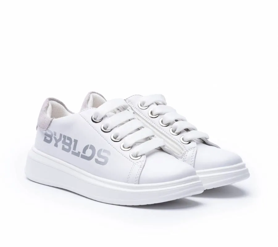BYBLOS GIRLS SNEAKERS WHITE/CIMENT 061 0-101