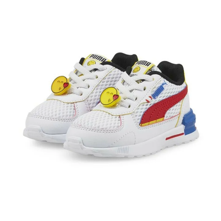 PUMA GRAVITON SMILEYWORLD AC INF 384493-01 ΕΛΑΣΤΙΚΑ ΚΟΡΔΟΝΙΑ