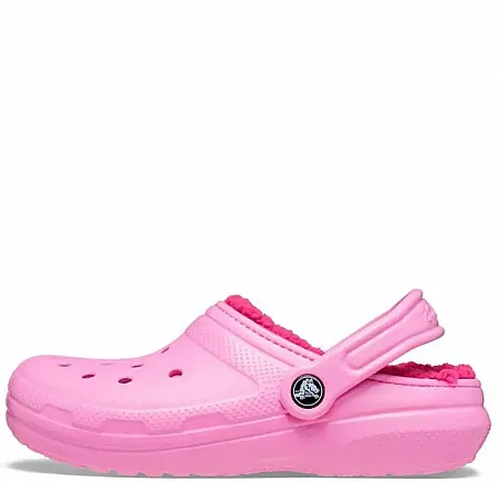 CROCS CLASSIC LINED CLOG K 207010-6SW TAFFY PINK