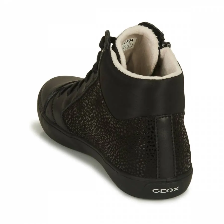 GEOX J GISLI J044NC 0DHAJ C9999 JUNIOR SNEAKERS CASUAL SPORT BLACK