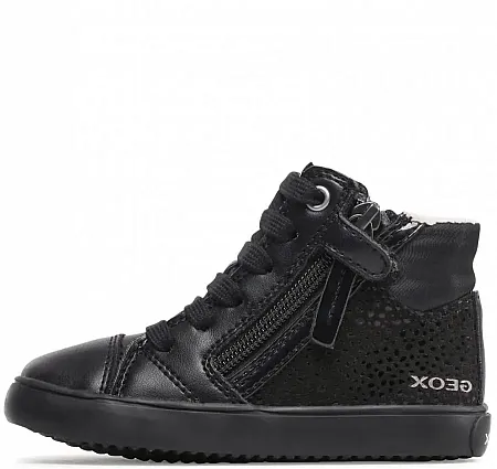 GEOX J GISLI J044NC 0DHAJ C9999 JUNIOR SNEAKERS  CASUAL SPORT BLACK