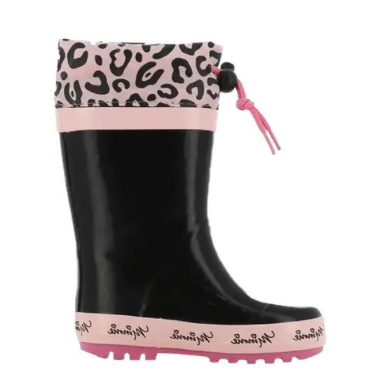 DISNEY MINNIE MOUSE RAIN BOOTS MN009298 BLACK/PINK