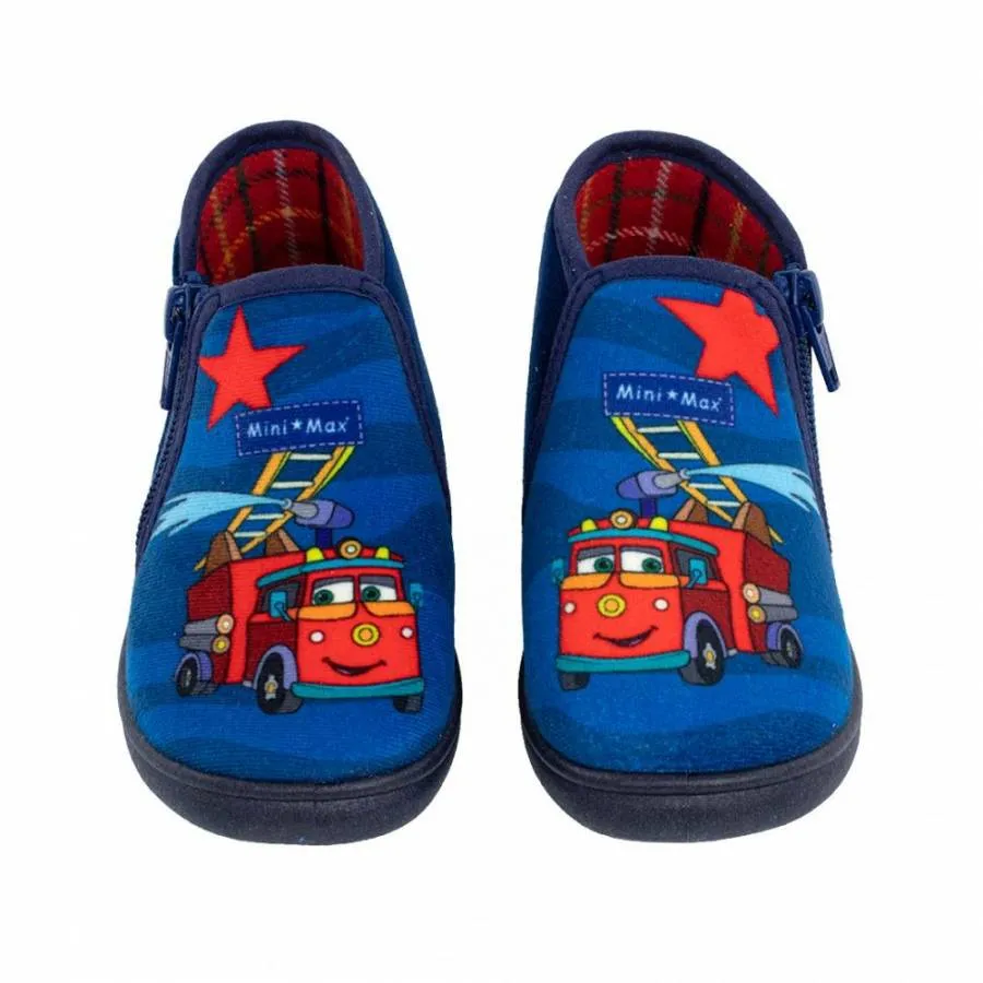 MINI MAX RAN BLUE SLIPPERS BOYS ANATOMIC