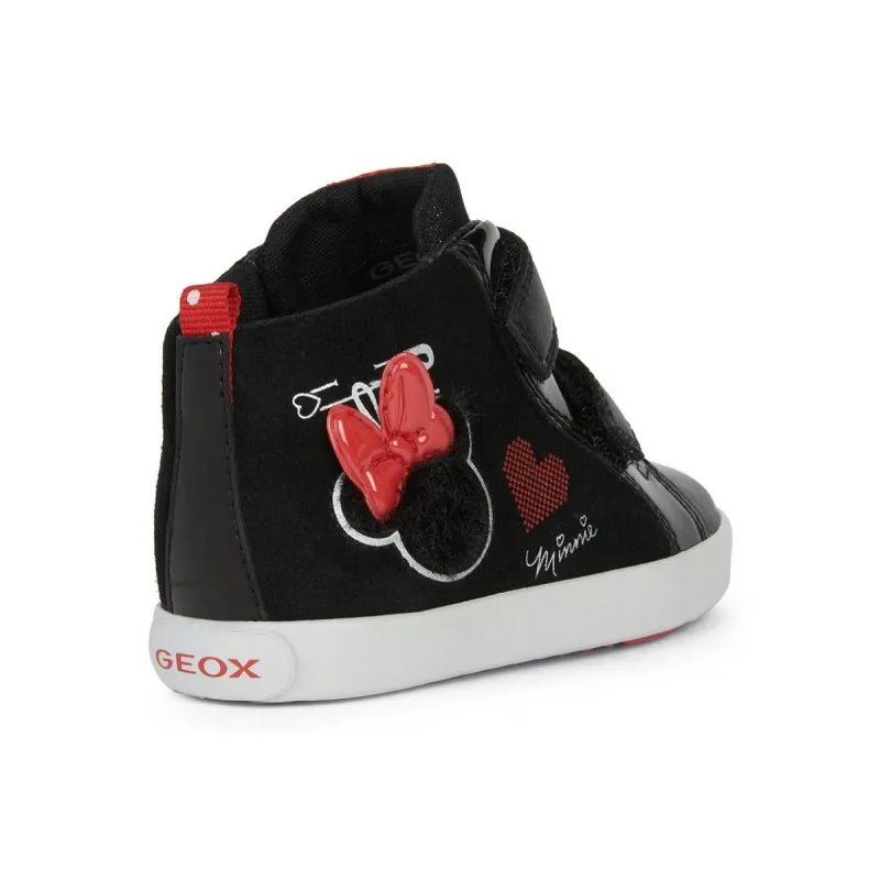 GEOX KILWI B26D5D 022HH C0048 BLACK/RED B BABY SNEAKERS