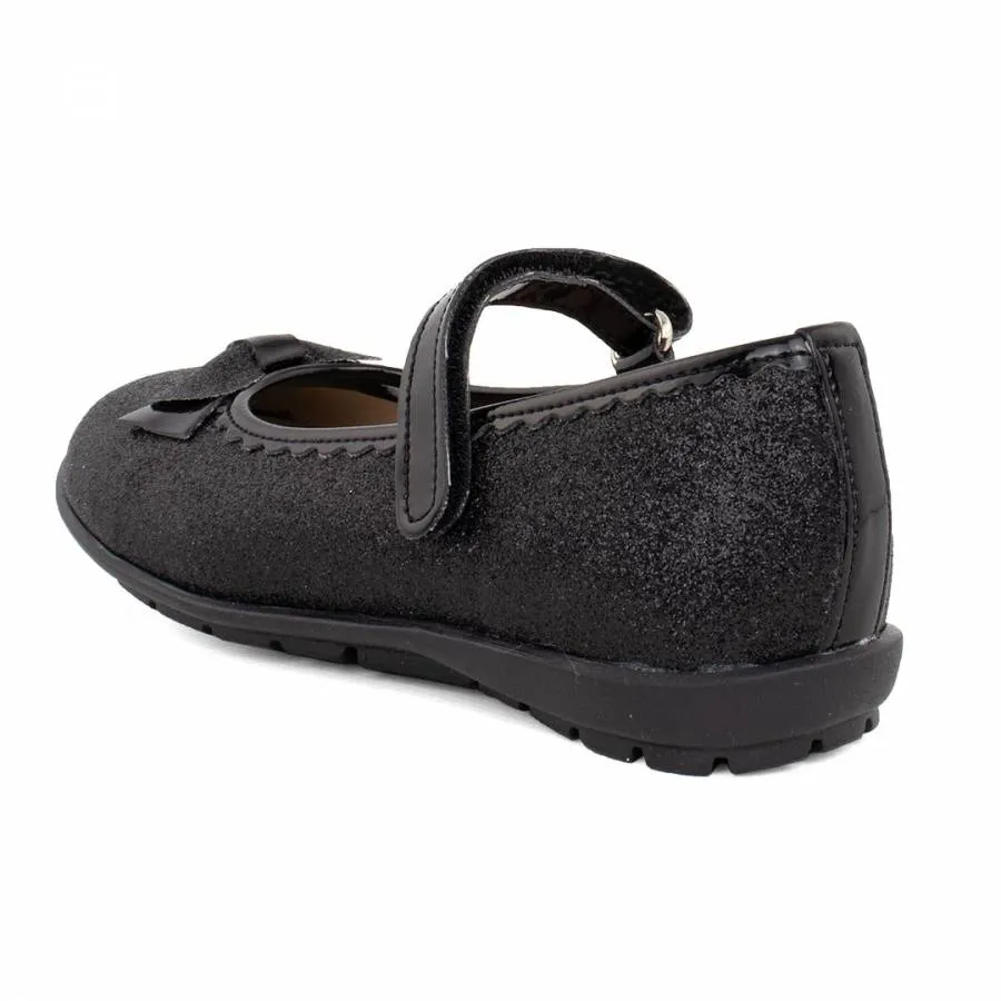 RICCO MONDO GLITTER BALLERINA 1730 B BLACK ANATOMIC