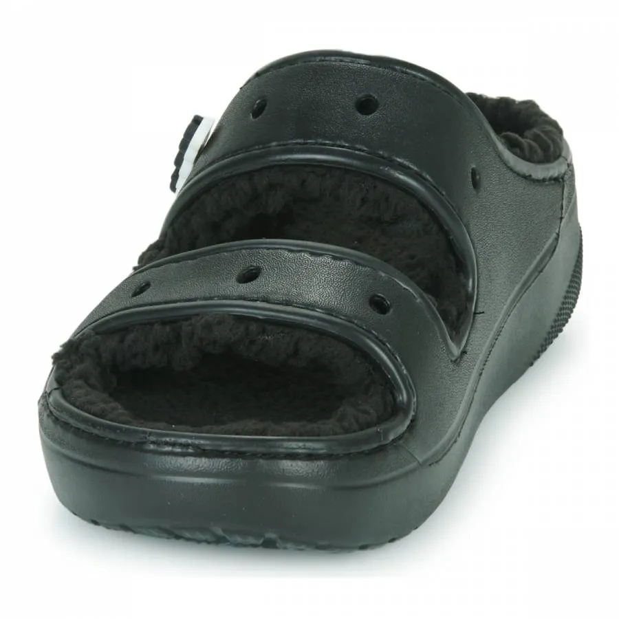CROCS CLASSIC COZZZY SANDAL 207446-060 BLACK/BLACK