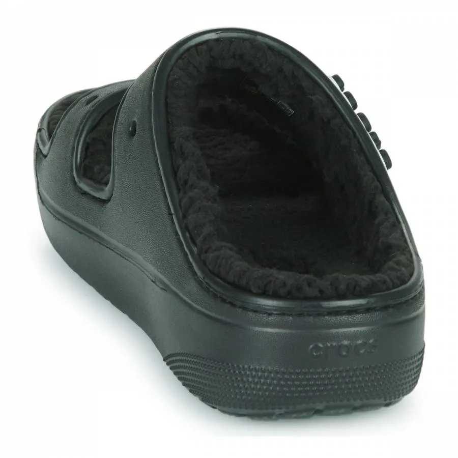 CROCS CLASSIC COZZZY SANDAL 207446-060 BLACK/BLACK