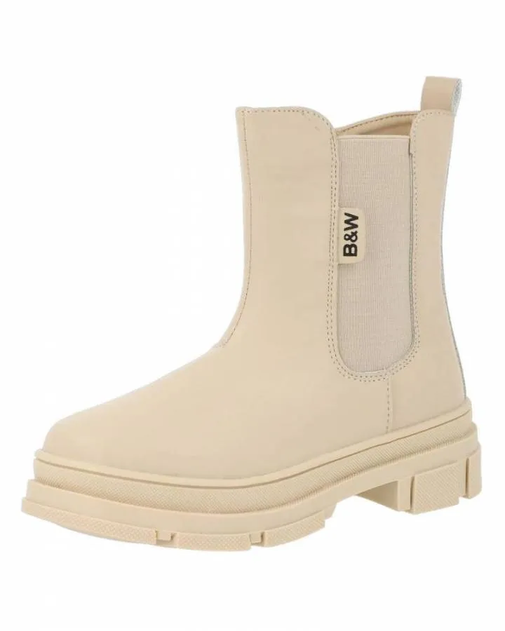 CONGUITOS BY B&W MI5 59102 NAPA BEIGE CHELSEA BOOTS