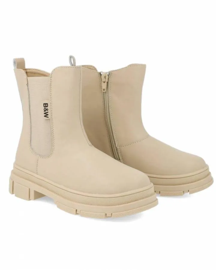 CONGUITOS BY B&W MI5 59102 NAPA BEIGE CHELSEA BOOTS