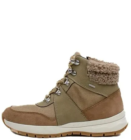 GEOX D BRAIES ABX (ΑΔΙΑΒΡΟΧΟ) A D26BEA 01122 C3C5Z TEXTILE+SUEDE LT OLIVE/SAND