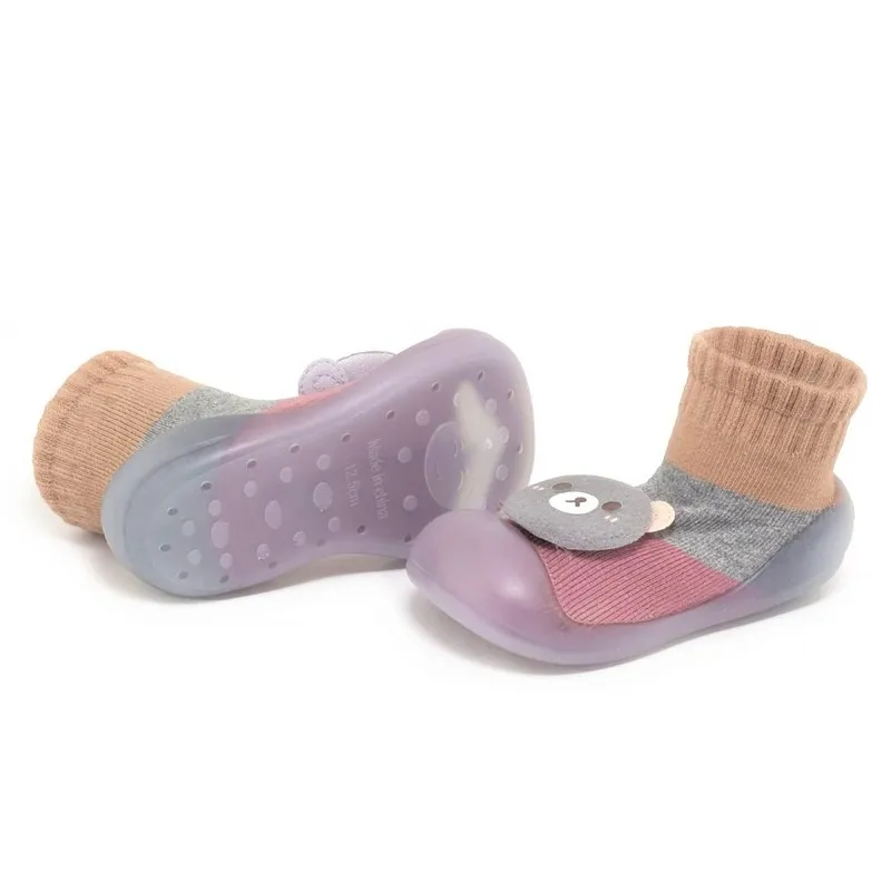 CHILDRENLAND STOPPER SOCKS CHILA147  PINK BEAR