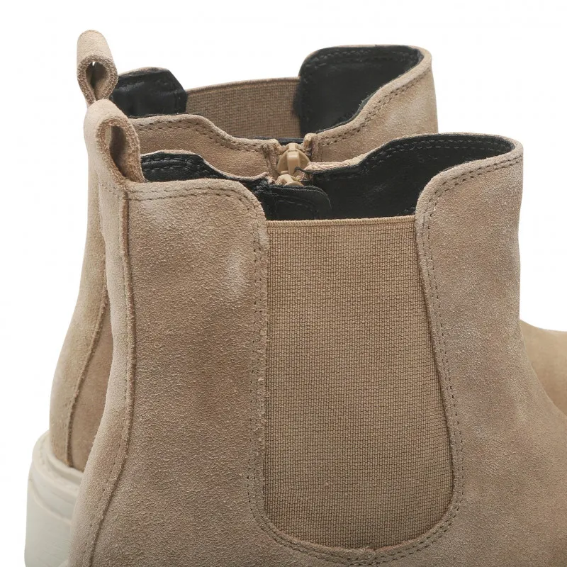 GEOX CHELSEA D IRIDEA D26HRS 00022 C5004 S SUEDE SAND WOMAN ANKLE BOOTS URBAN