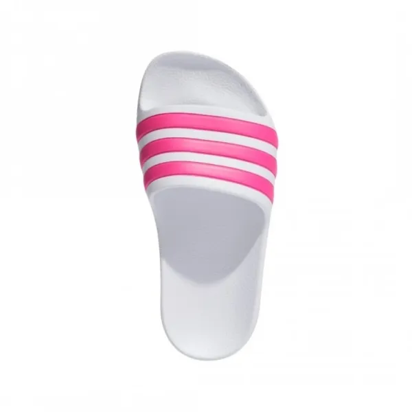 ADIDAS ADILETTE AQUA SLIDES EF1748 CLOUD WHITE/ REAL MAGENTA