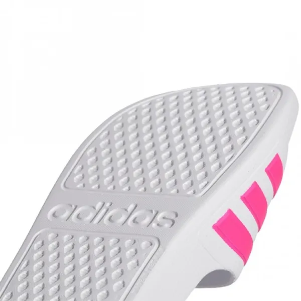 ADIDAS ADILETTE AQUA SLIDES EF1748 CLOUD WHITE/ REAL MAGENTA