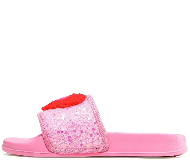 AGATHA RUIZ DE LA PRADA 232981-A1 FUCSIA GLITTER FLIP FLOP CORAZON