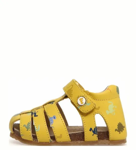 FALCOTTO ALBY 1500736910G04 CALF PR.DINOSAURS YELLOW